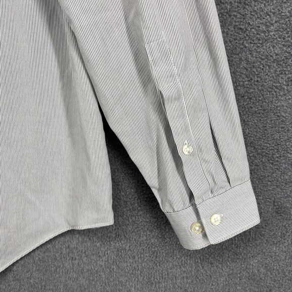 Calvin Klein Shirt Mens 16.5 34/35 Gray Slim Fit Performance Non-Iron Dress - Picture 14 of 15